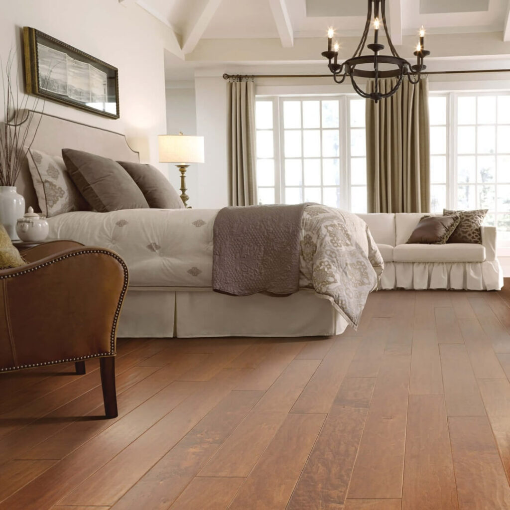 Bedroom hardwood | Central Alberta Flooring